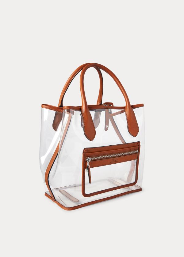 Sacolas Polo Ralph Lauren Clear Medium Bellport Mulher 81746-MDAX